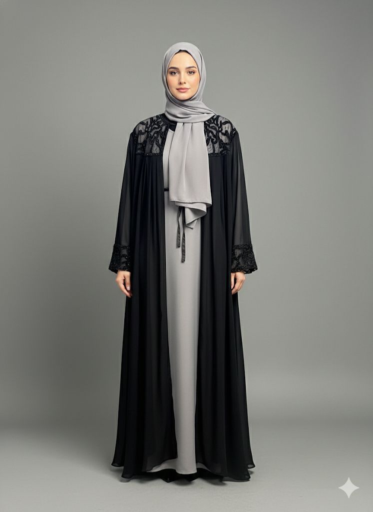 A. Abaya Black Color