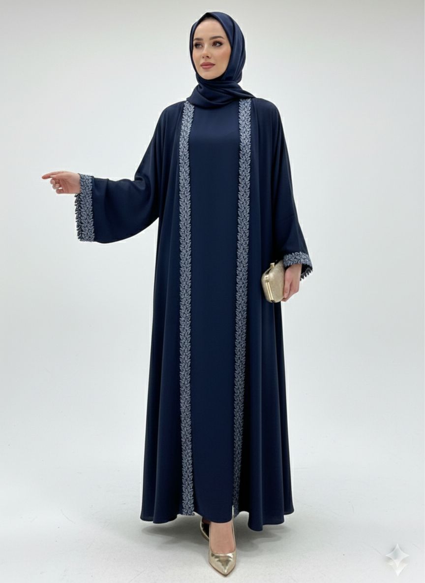 A. Abaya Multicolor 2 piece