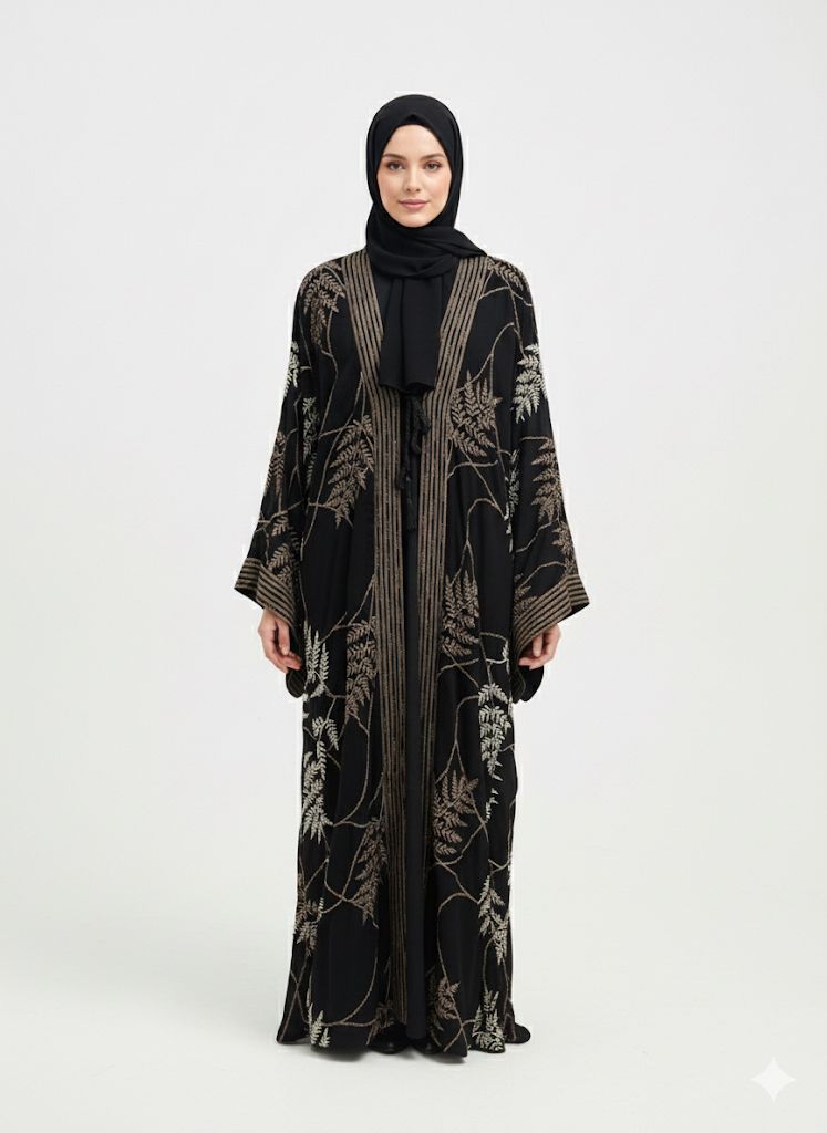 A. Abaya Black Color
