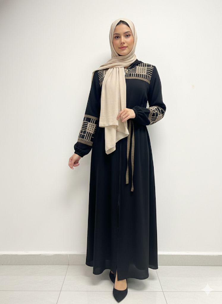A. Abaya Black Color
