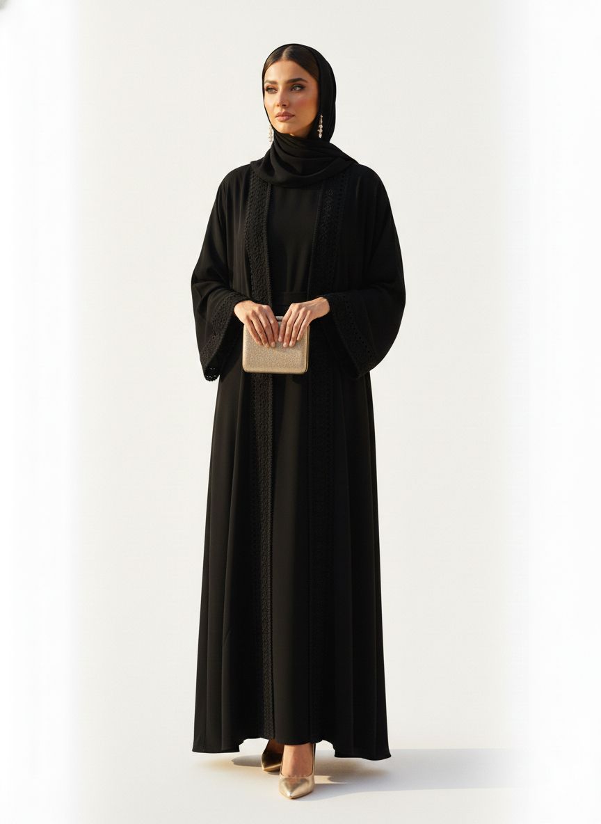 A. Abaya Black Color