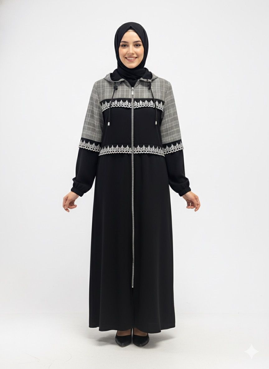 A. Abaya Black Color