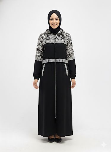 A. Abaya Black Color