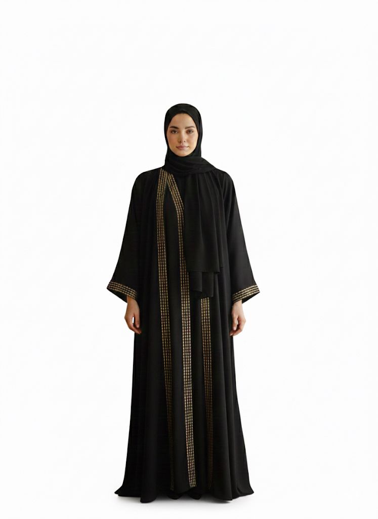 A. Abaya Black Color
