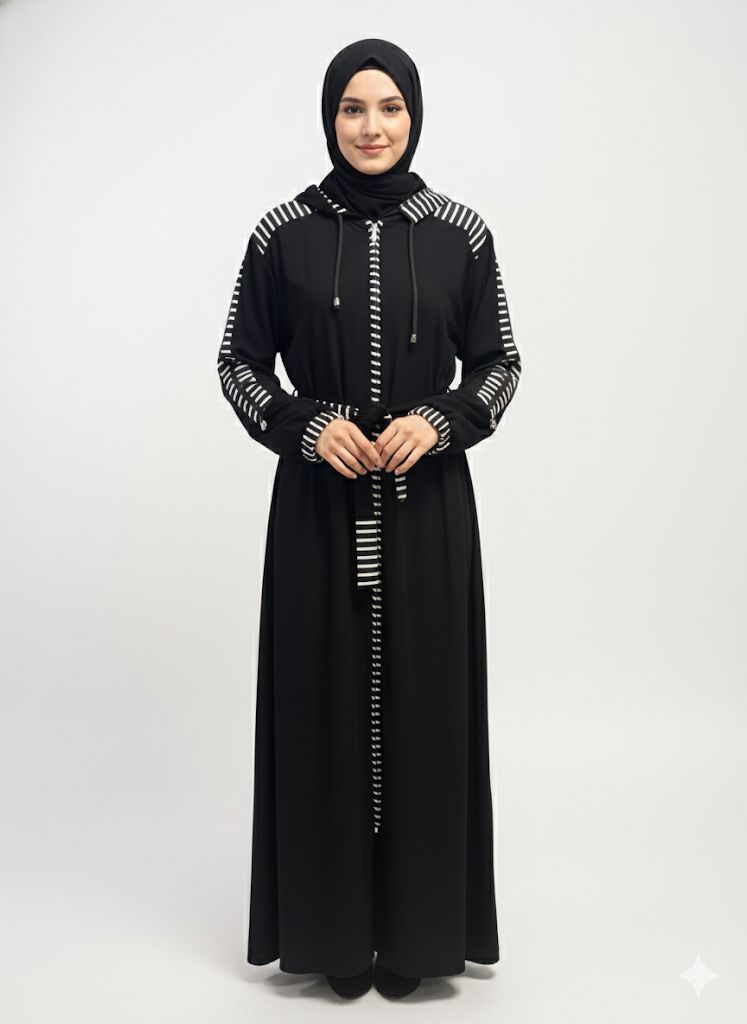 A. Abaya Black Color